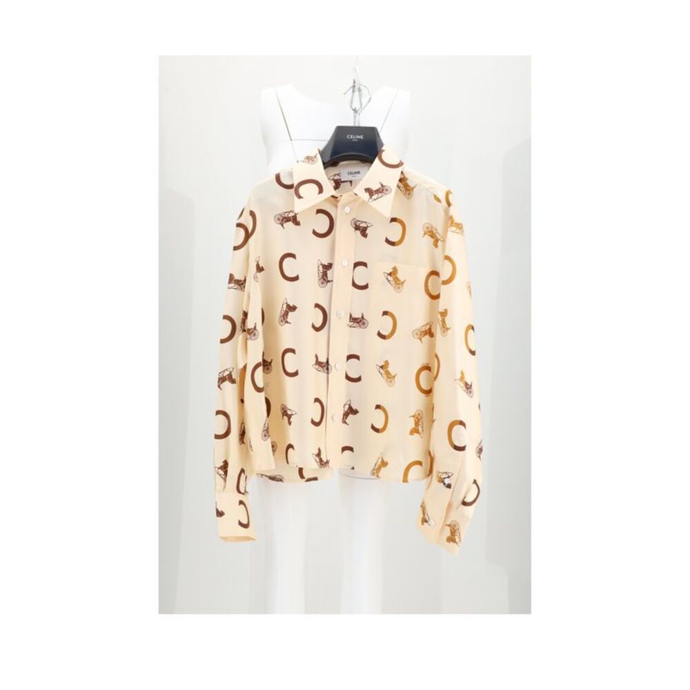 Celine Women Cropped Shirt